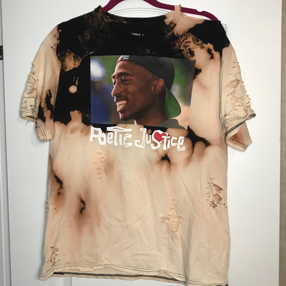 Distressed Tupac T-Shirt